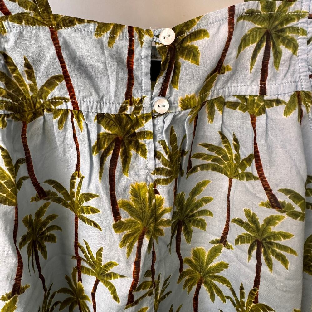 Stella Cove Blue Palm Print Dress - Girls Size 4 - Picture 4 of 4